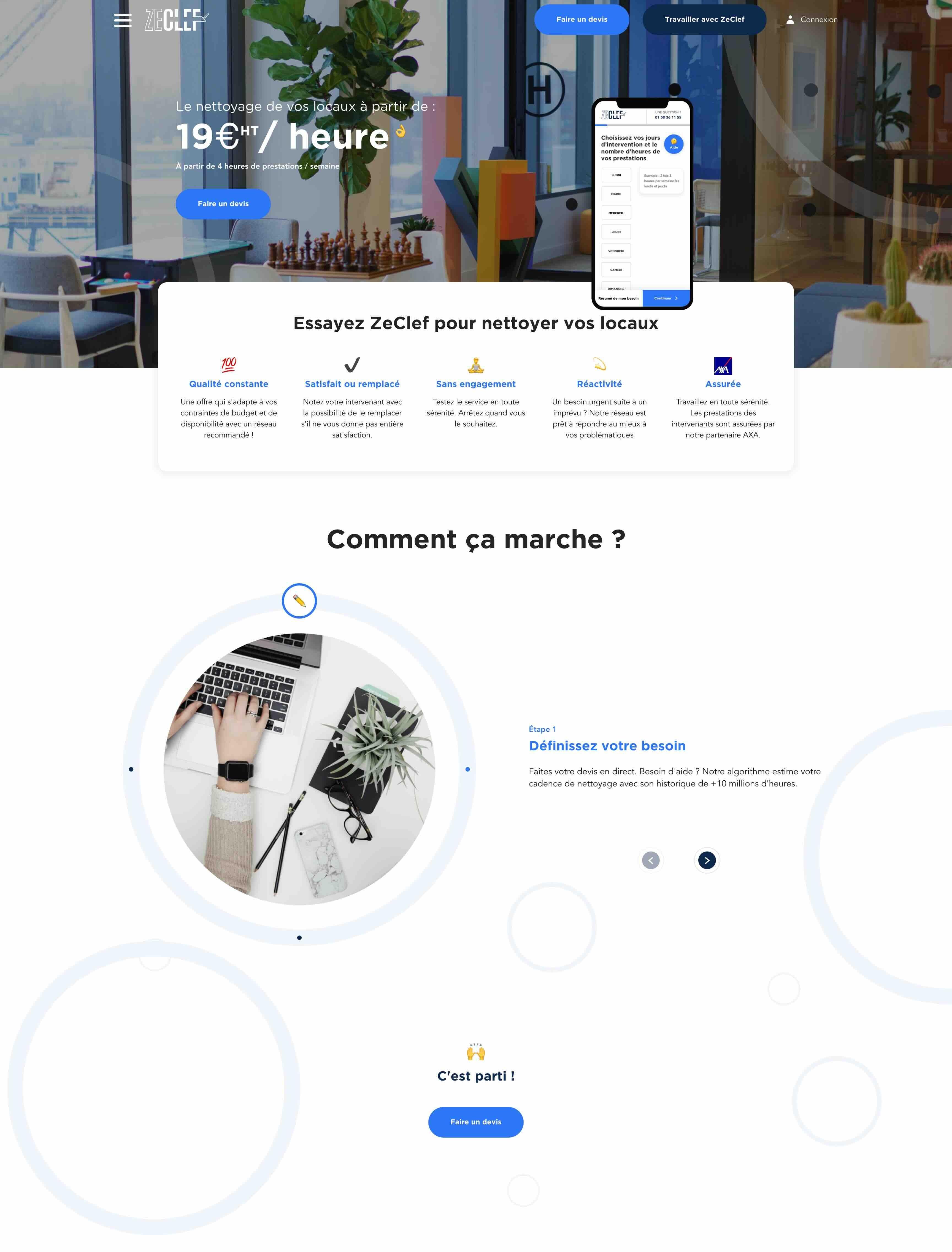 Aperçu du projet Zeclef
